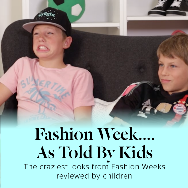 Kids Review Fashion Week